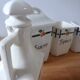 15 vintage porcelain spice boxes from Badonviller 240561