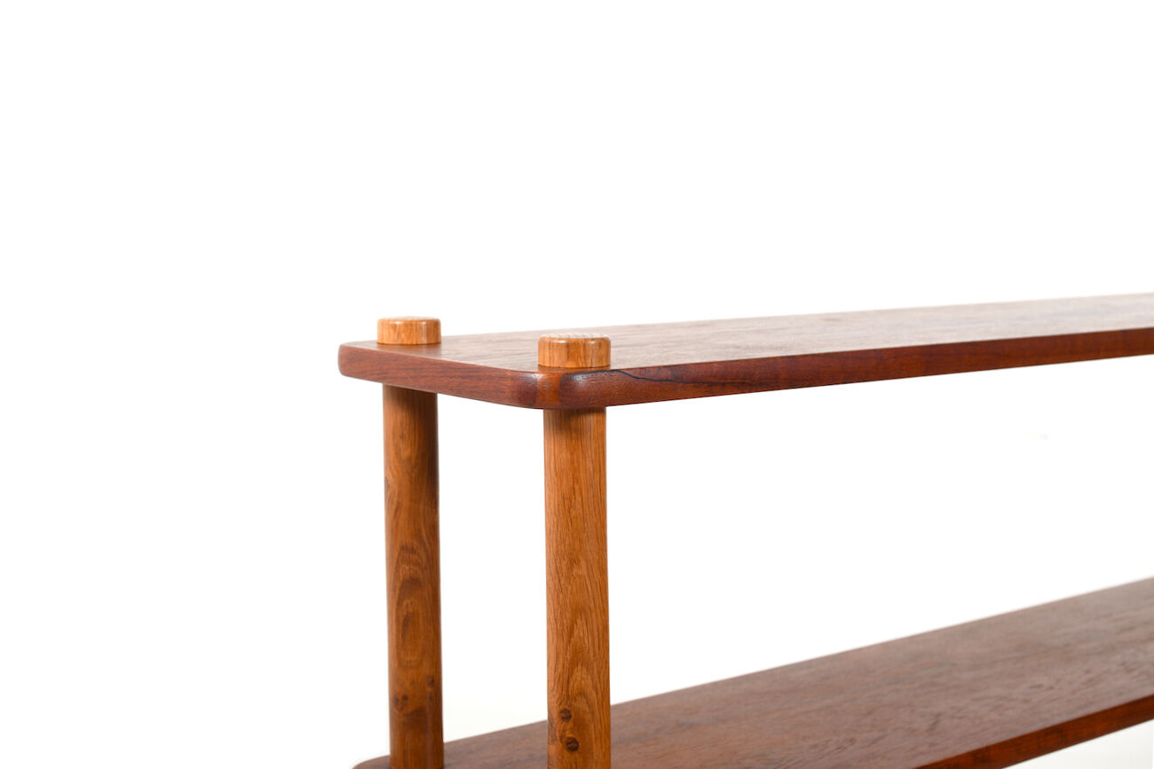 High Quality Danish Teak & Oak Display Shelves by Bovirke