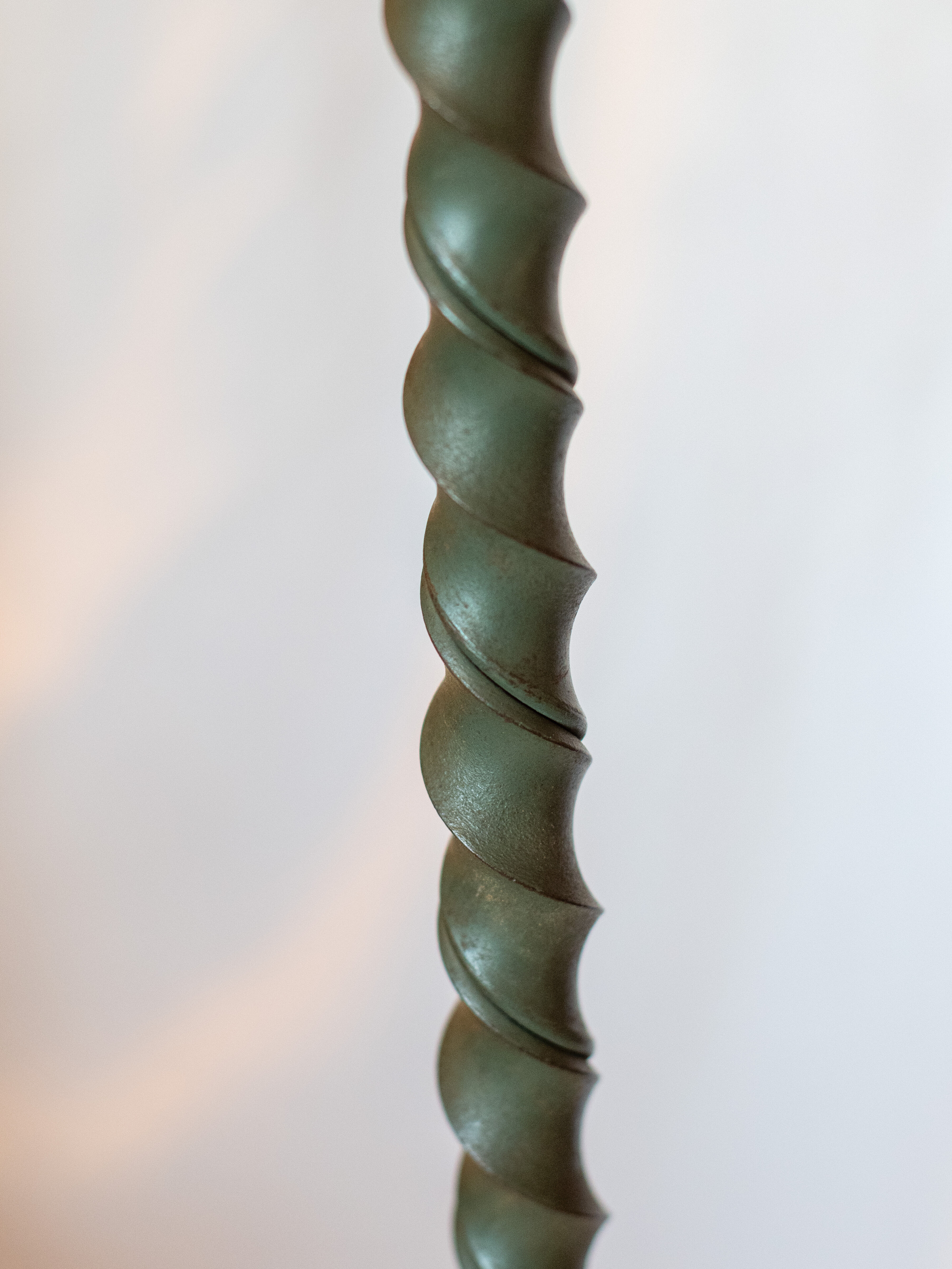 Wrought iron floor lamp, 1950s