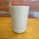 Old Service Juice Jug + 6 White Ceramic Glasses with Flower Wine Decor