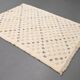 Tapis Beni Mrirt à carreaux
