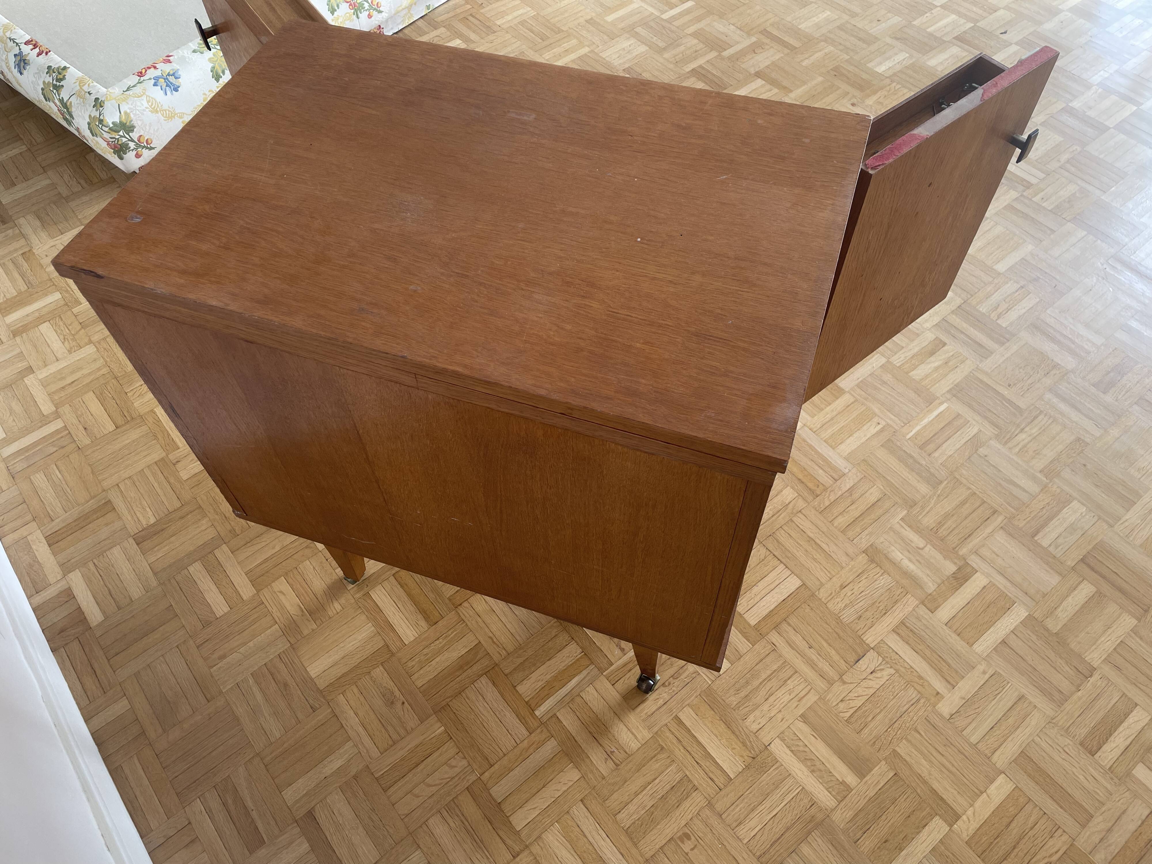 1960s sewing cabinet