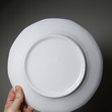 7 assiettes à dessert Bernardaud en porcelaine de Limoges décor floral, années 20-50