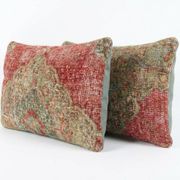 Set of 2 vintage Turkish cushion covers 41x61 cm