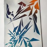 Minimalist geometric painting