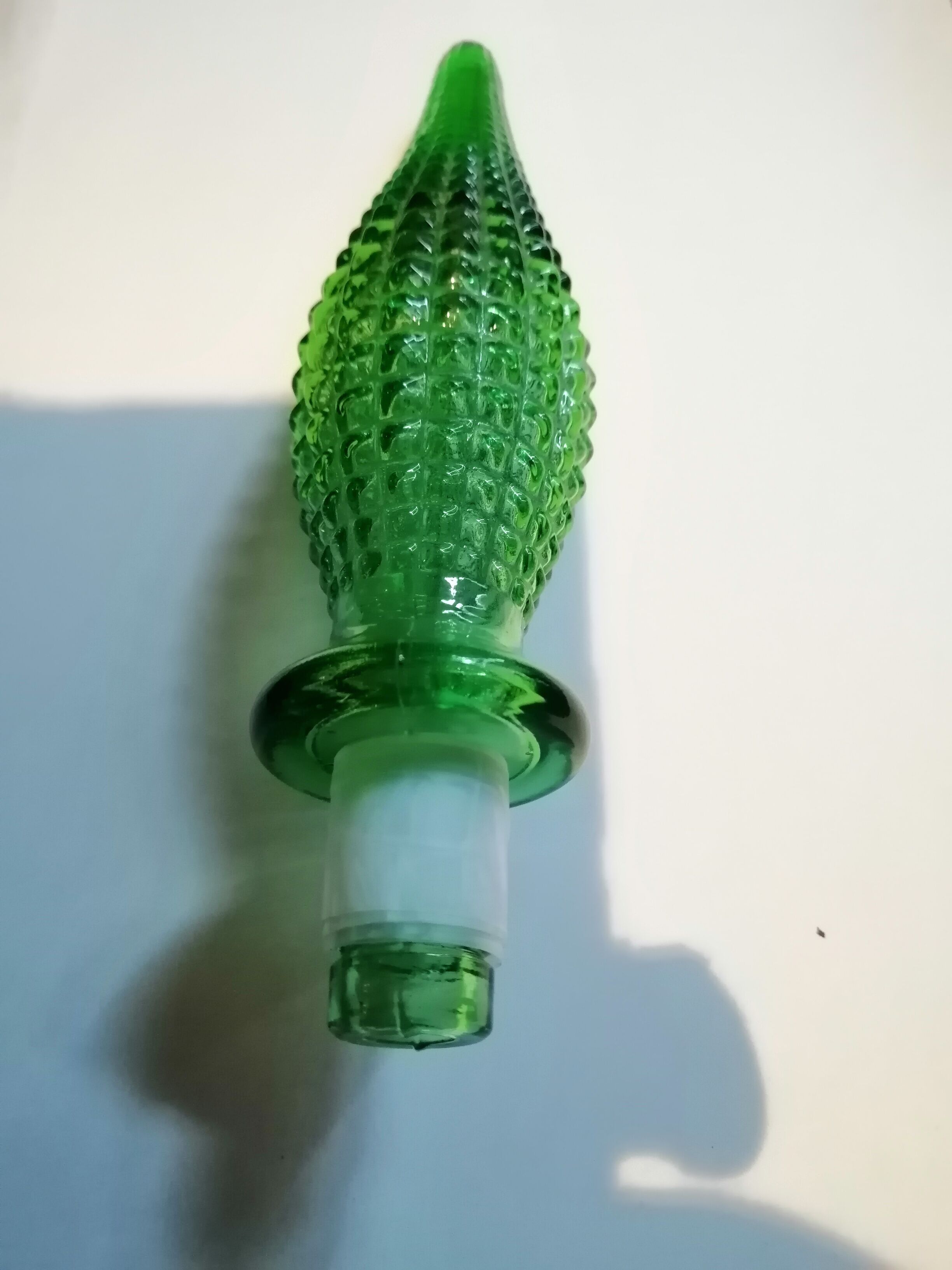 Italian green decanter