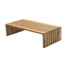Wood slat bench Walter Antonis for Arspect 1970's