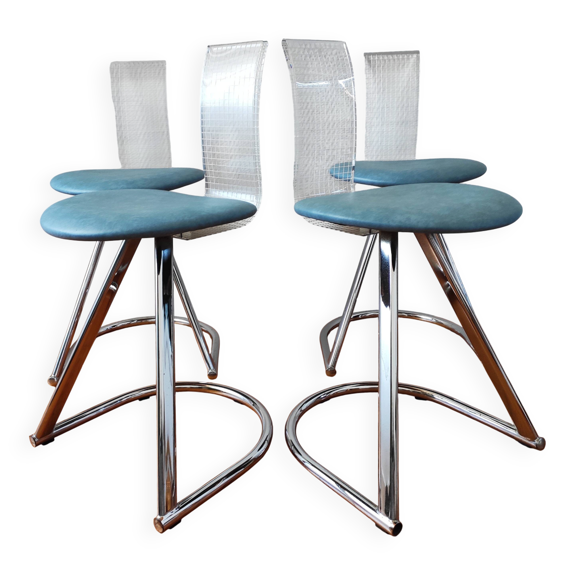 4 vintage French chairs Mirima