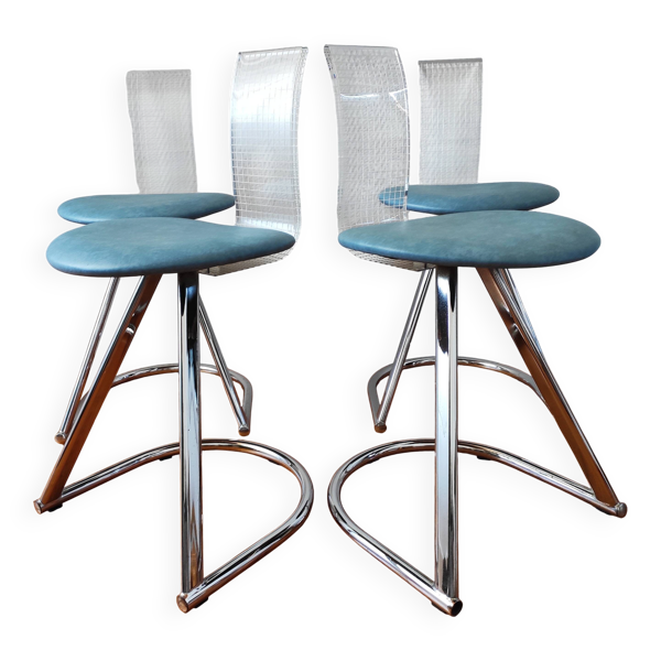 4 chaises vintage Françaises Mirima