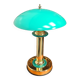 turquoise chrome gold lamp 1980, very beautiful 43x32 good general condition and normal wear