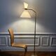 Adjustable Diabolo floor lamp in brass - 1950s