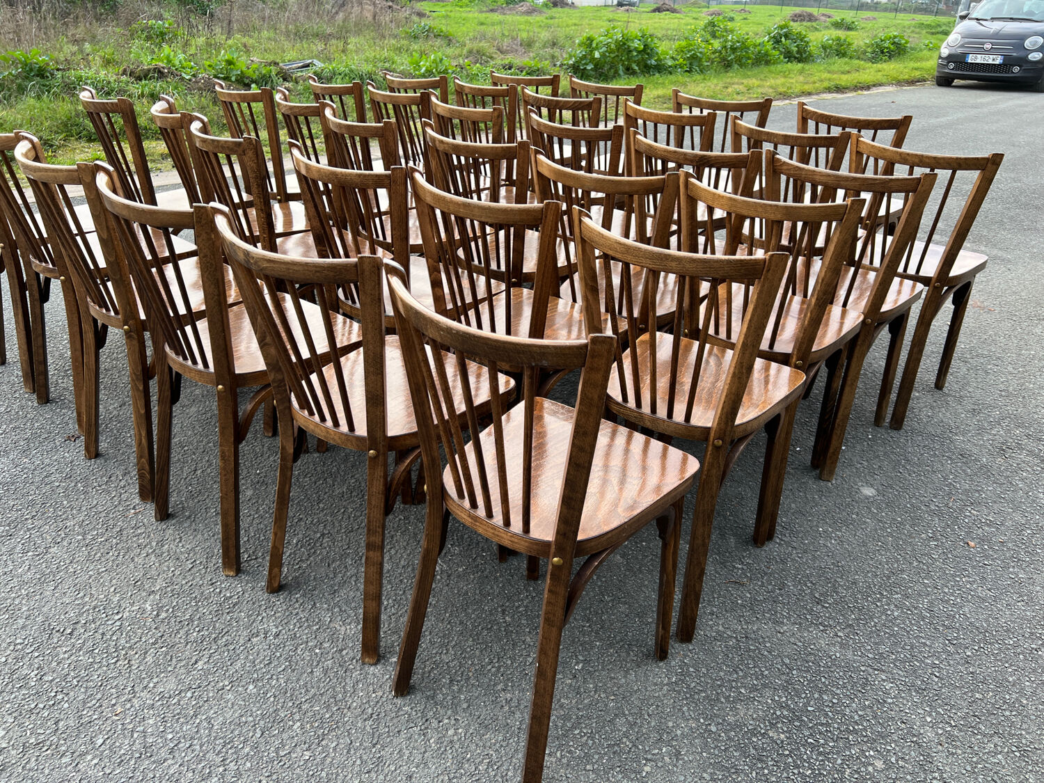 Set of 34 Baumann chairs