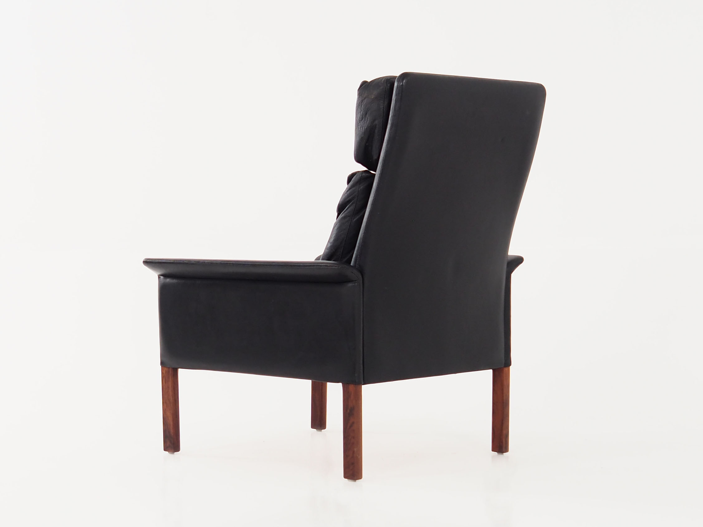 Leather armchair by Hans Olsen