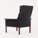 Leather armchair by Hans Olsen