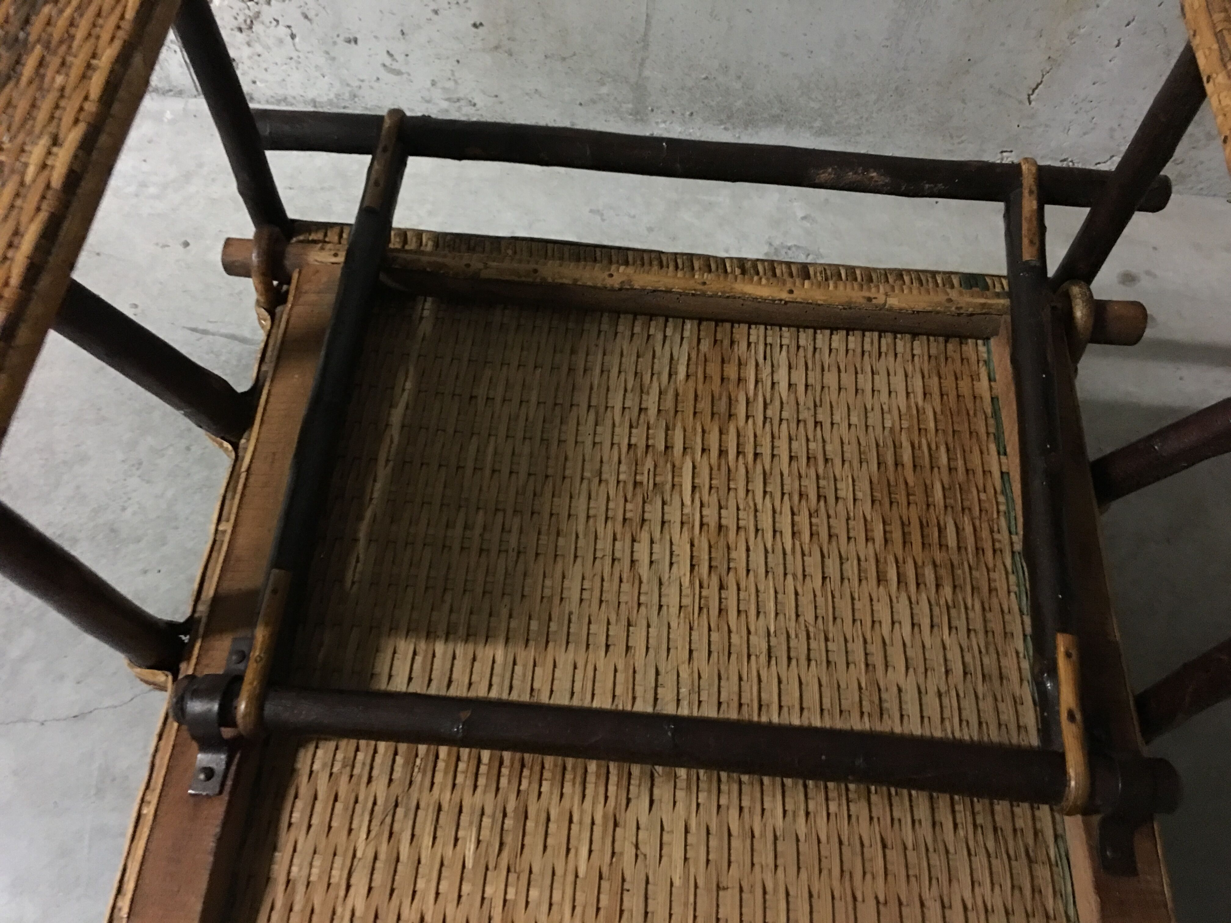 50s Wicker Lounge chair