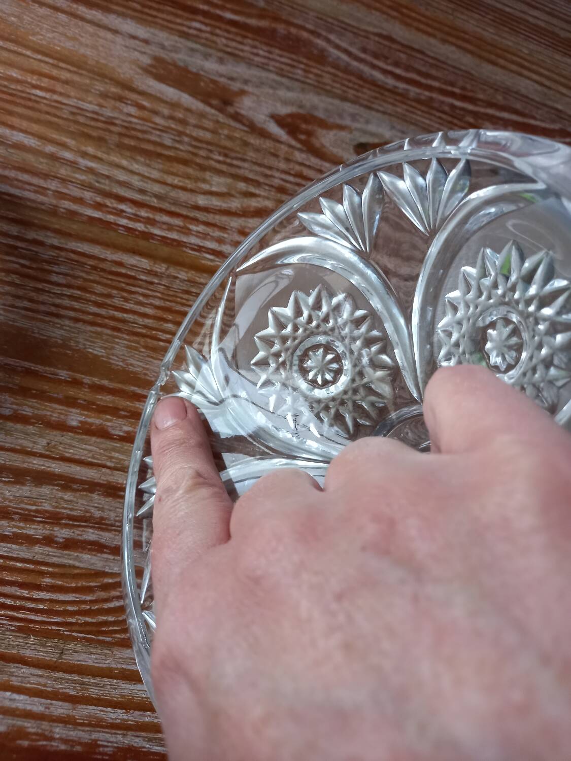 Crystal candy dish