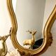 Ancien miroir doré 62x38 cm