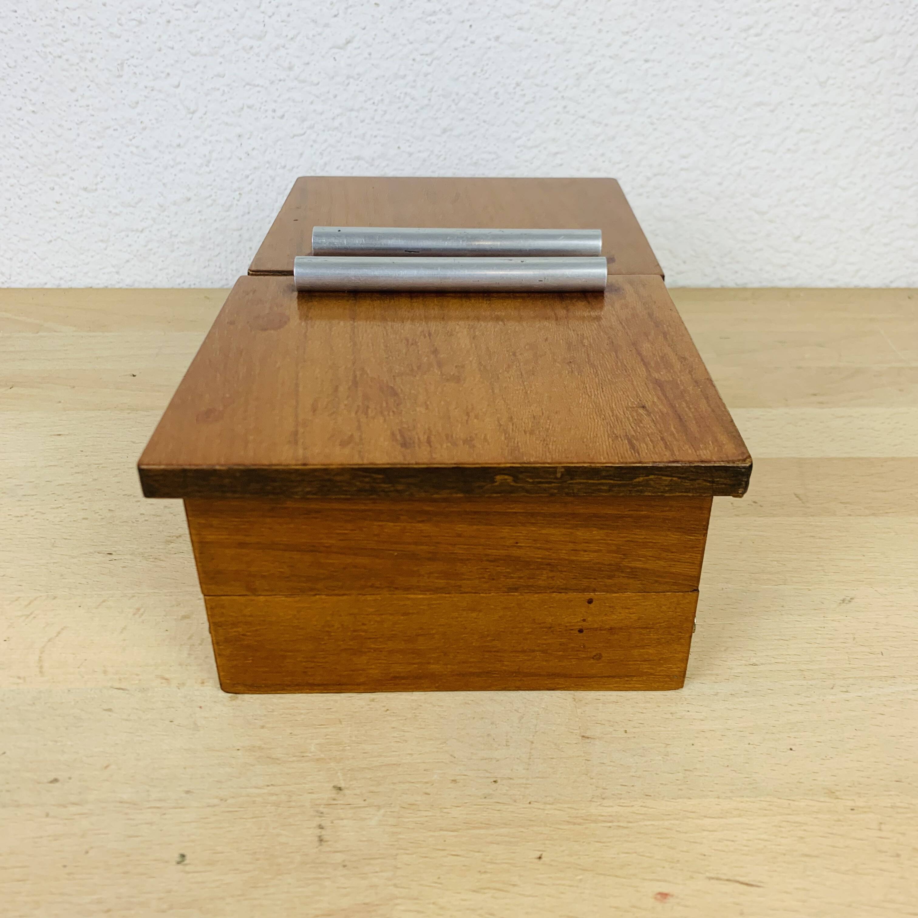 Art deco wooden worker, sewing box