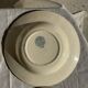 Set of 4 vintage deep plates in faience with blue decoration by Boulenger & Cie D2.