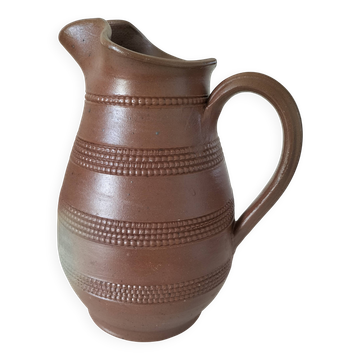 Stoneware pitcher