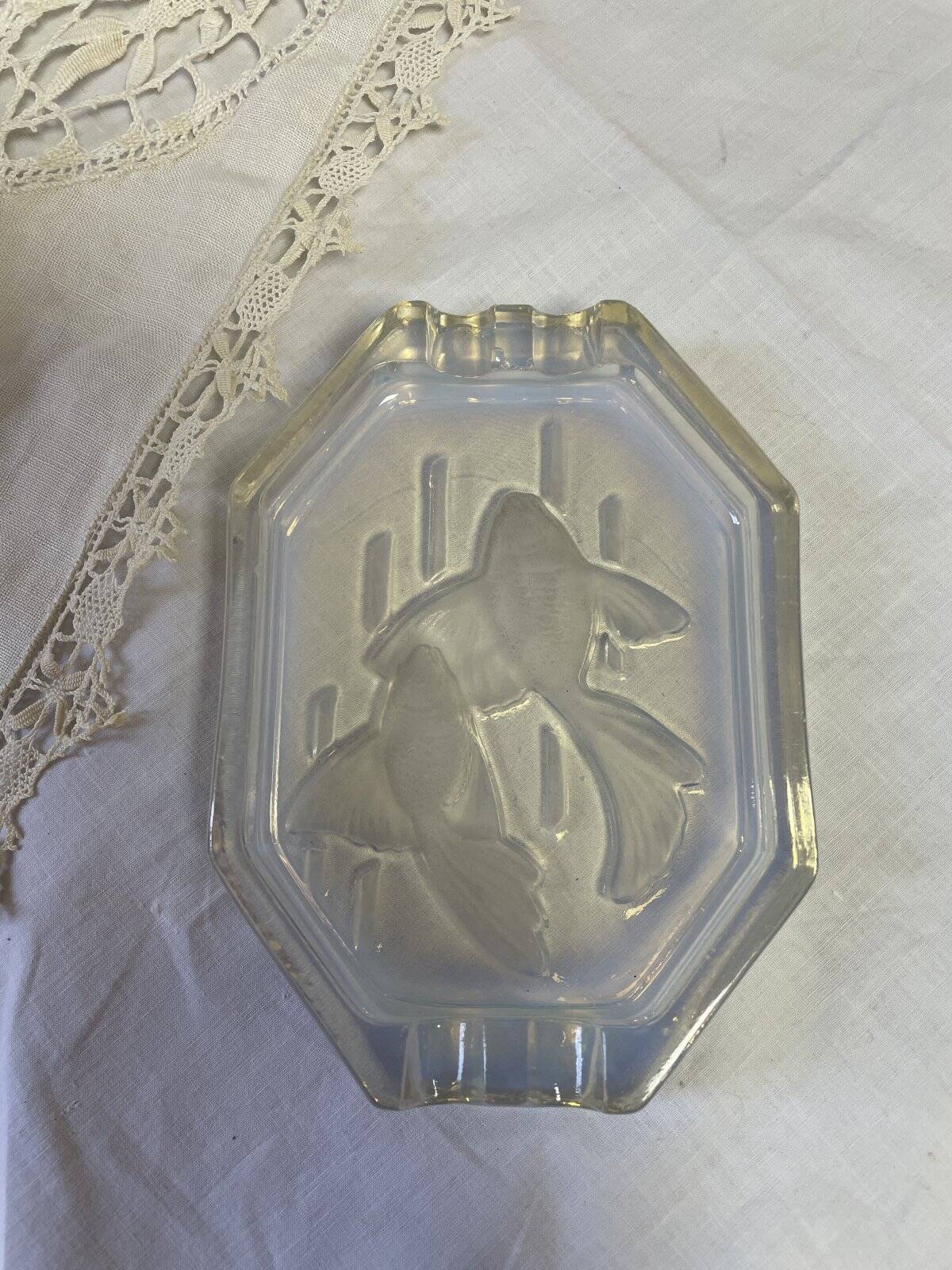 Art Deco opalescent ashtray