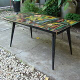 Vintage formica coffee table, 60s