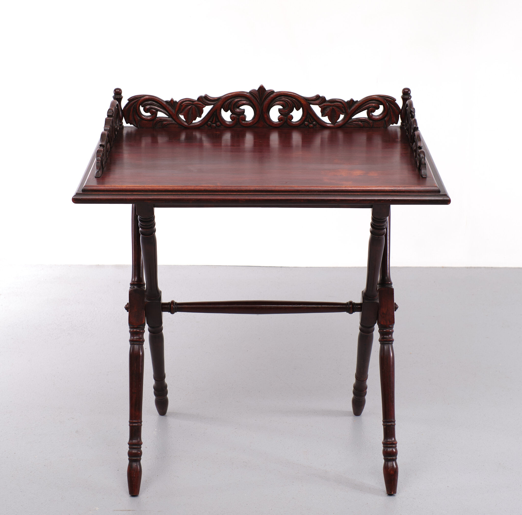 Antique Mahogany tray table Victorian 1880 England