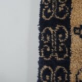 Vintage Turkish Oushak Rug Handwoven 114x193 cm