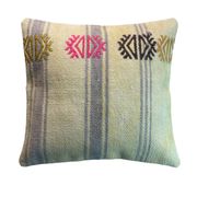 Vintage turkish kilim cushion cover , 40 x 40 cm