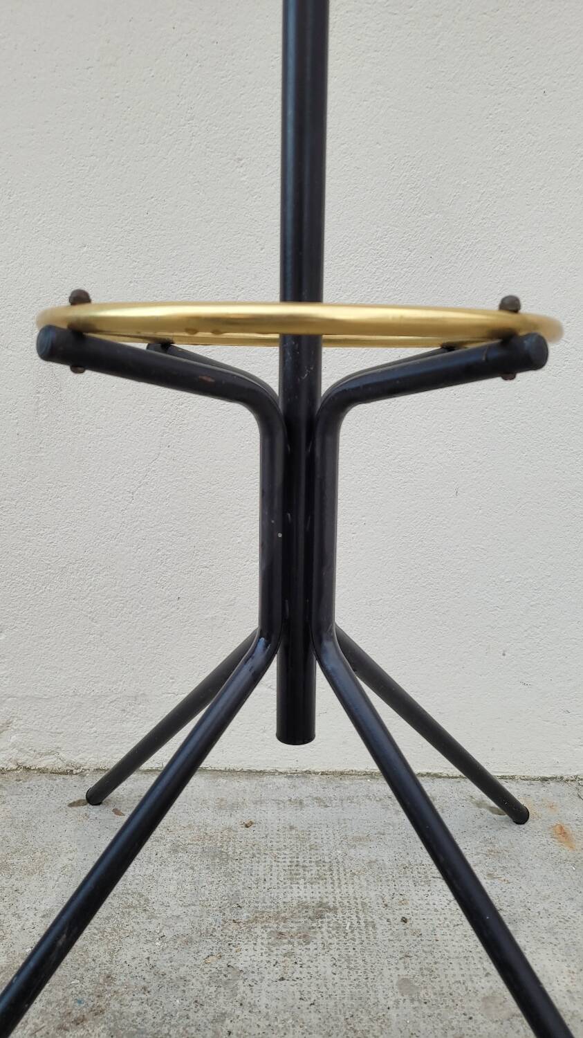 Vintage Parrot Coat Rack with balls 1950s design