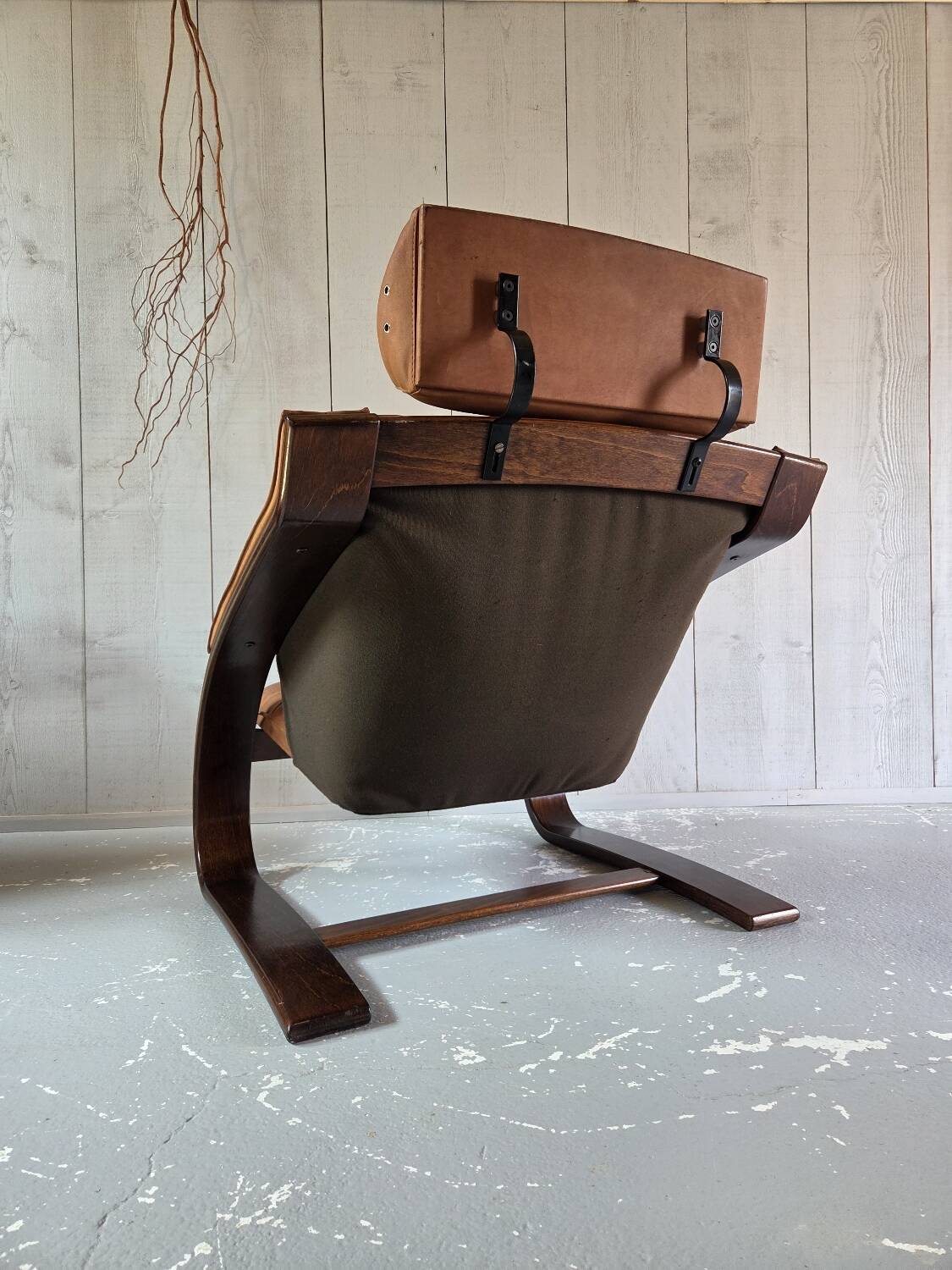 Leather armchair