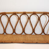Rattan shelf