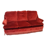 Jacques Coulon velvet sofa