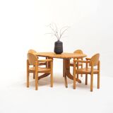 Solid Pine Dining Set by Rainer Daumiller for Hirtshals Savvaerk, Denmark