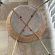 Fauteuil lounge au design circulaire vintage