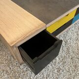Table basse dinette avec plateau relevable en céramique
