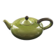 Large olive green Provençal teapot