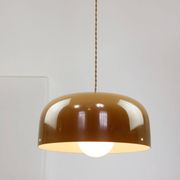 Suspension en brun de l'ère spatiale de Guzzini, années 1960