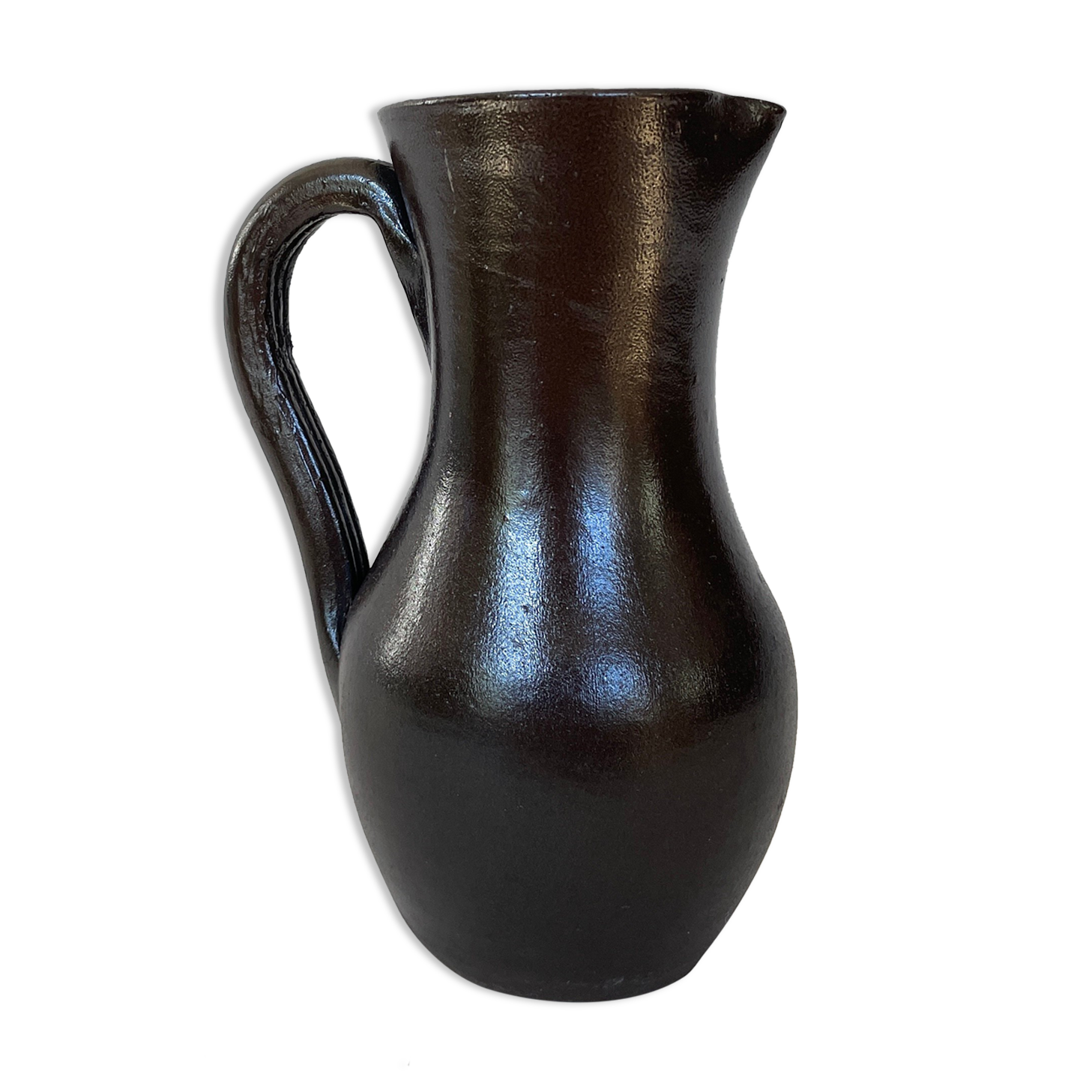 Sandstone pitcher, vintage 1960