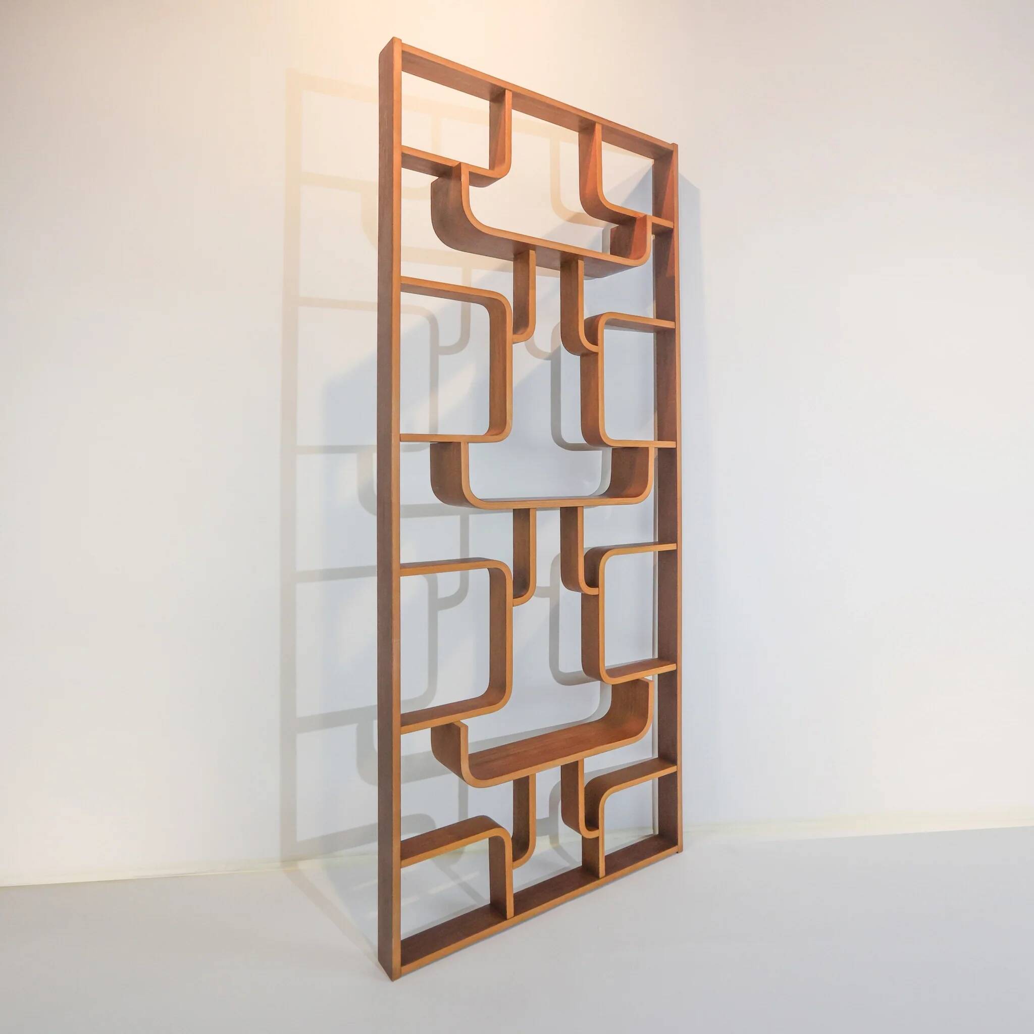 Modernist screen with square edges / space divider by Ludvik Volak, 1960s