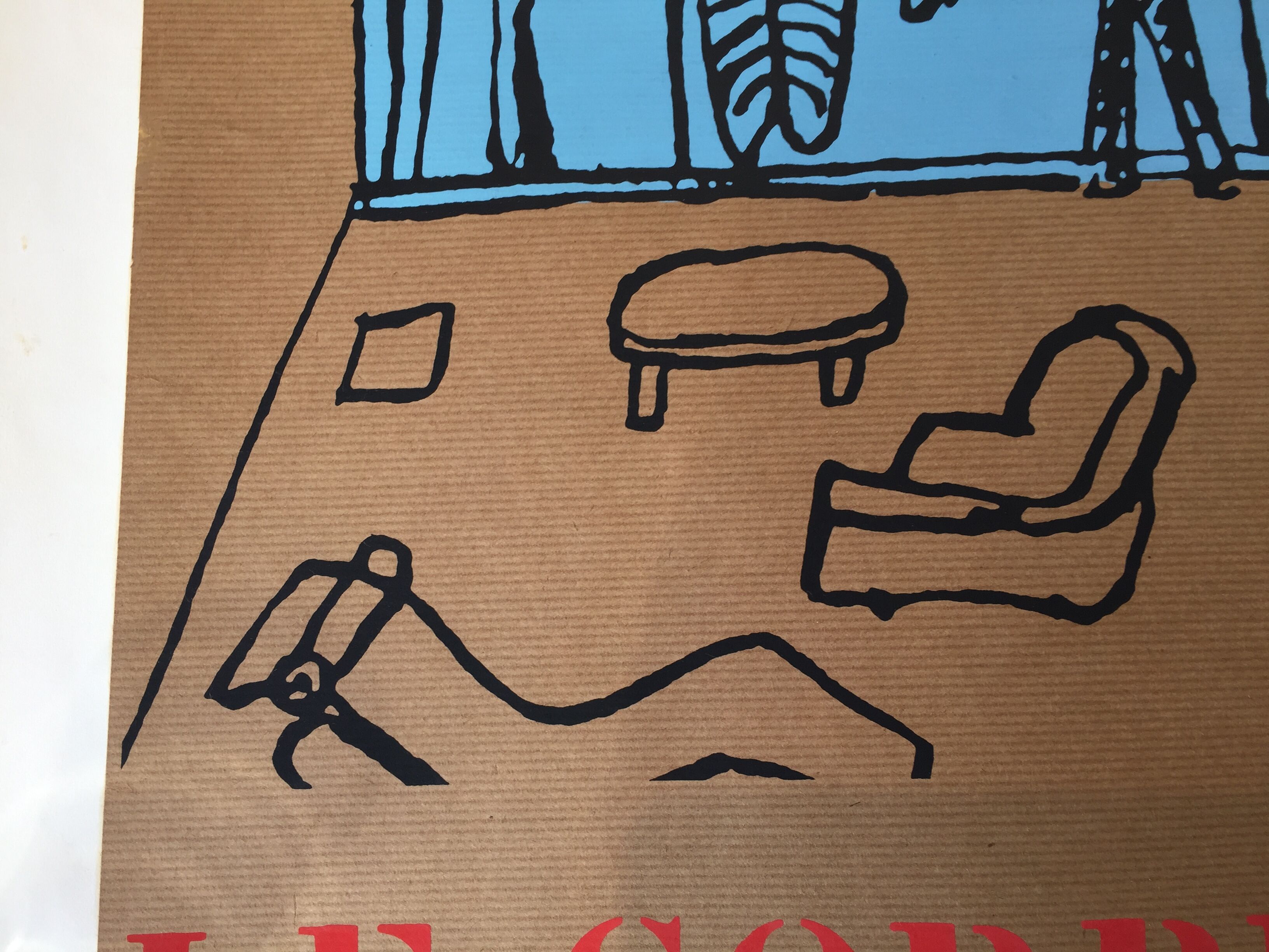 Le Corbusier, Paris 1966 exhibition poster