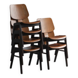Stackable dining chairs, 1970s