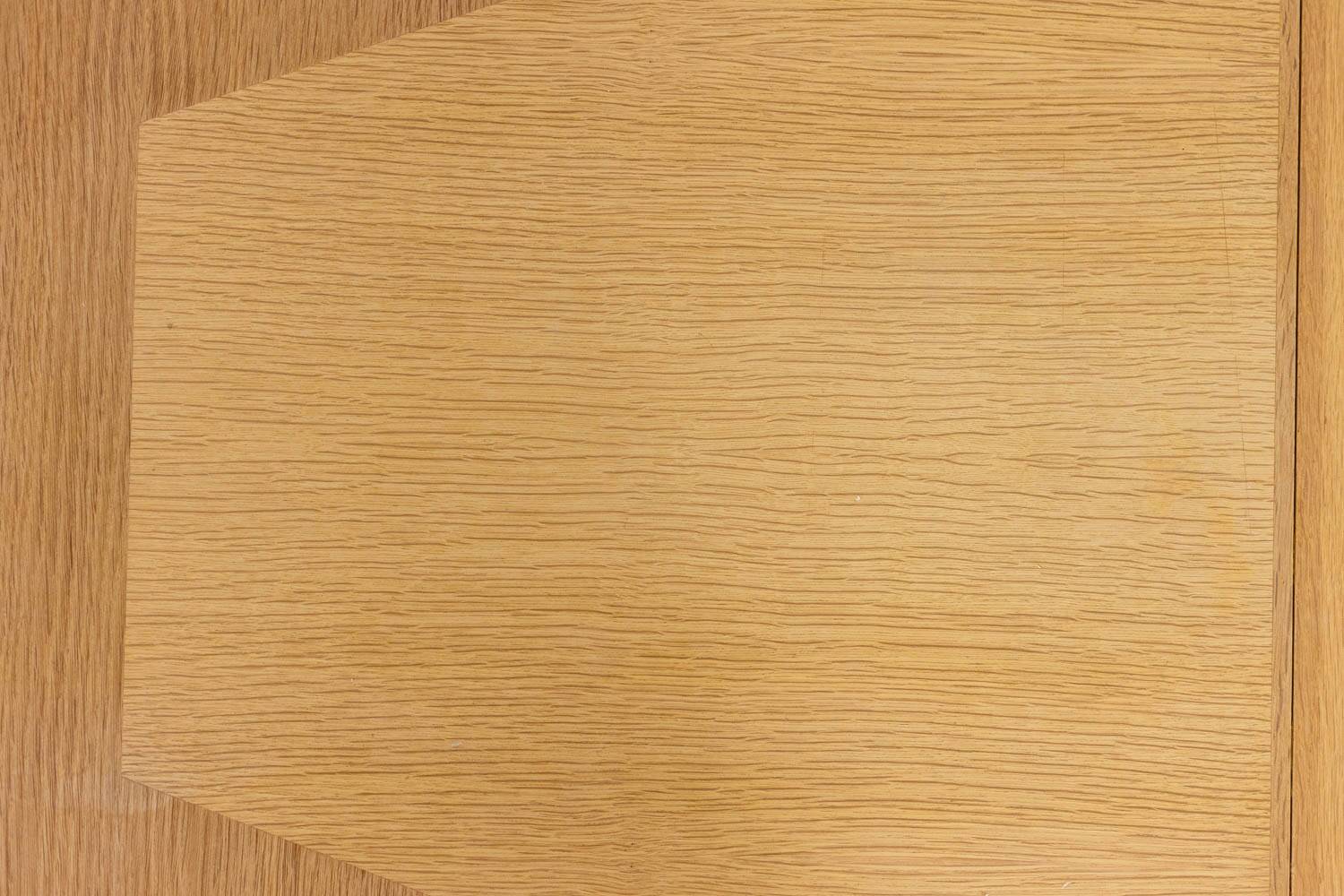 Guillerme et Chambron. Natural oak table. 1970s.