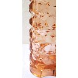 70's thick glass vase