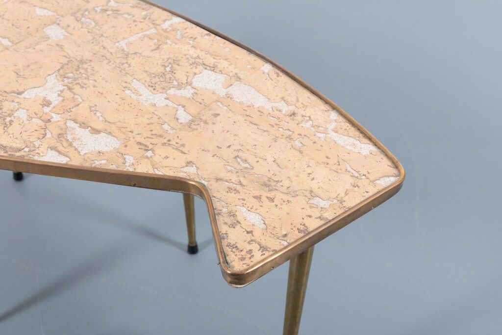 Modern Italian sculptural side table from the 1960s