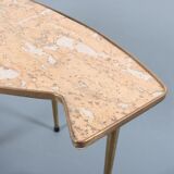 Modern Italian sculptural side table from the 1960s