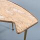 Modern Italian sculptural side table from the 1960s