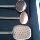 Set of 4 vintage copper cookware