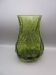 Vintage green glass vase