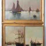 Collection of Four - 19th Century Marine Paintings - Various Artists